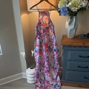 Nasty Gal Multicolor Abstract Maxi Dress